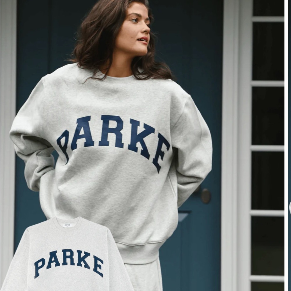 PARKE varsity crewneck